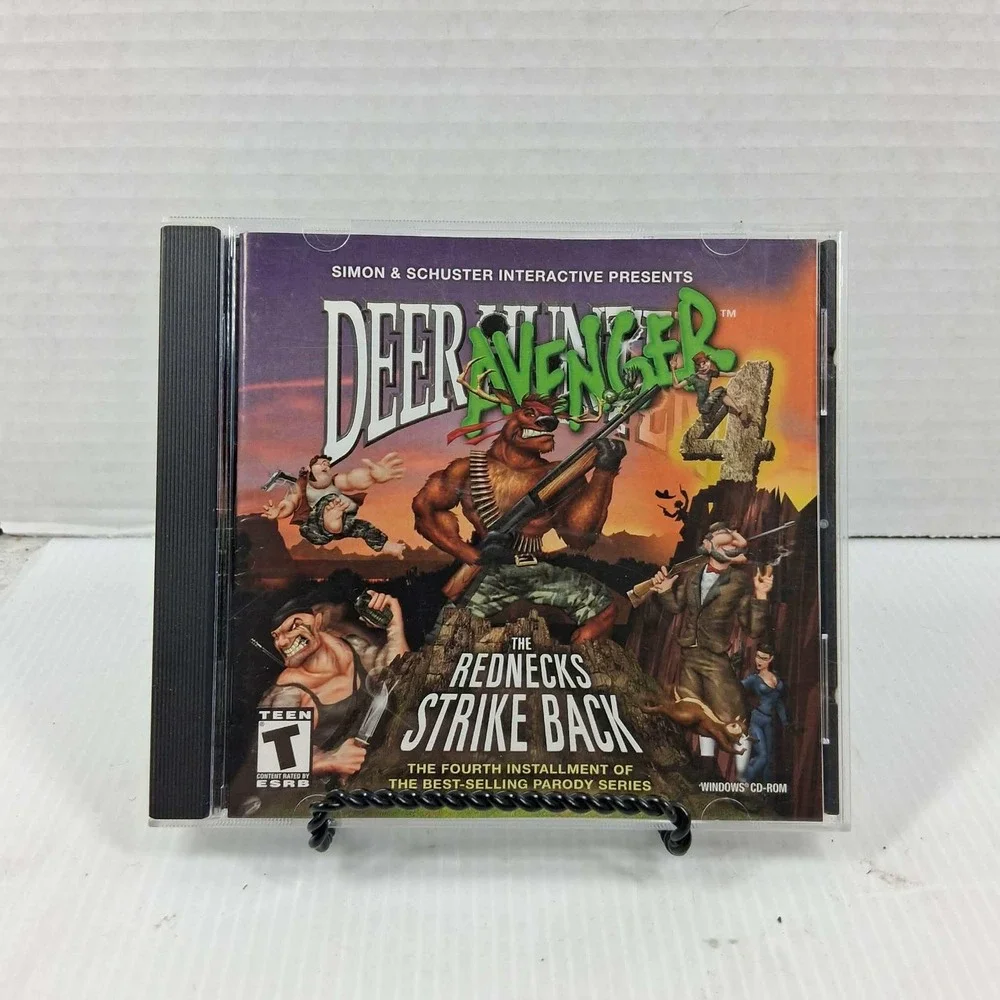 Deer Avenger 4 The Rednecks Strike Back PC Game 2001 Simon & Schuster Windows XP